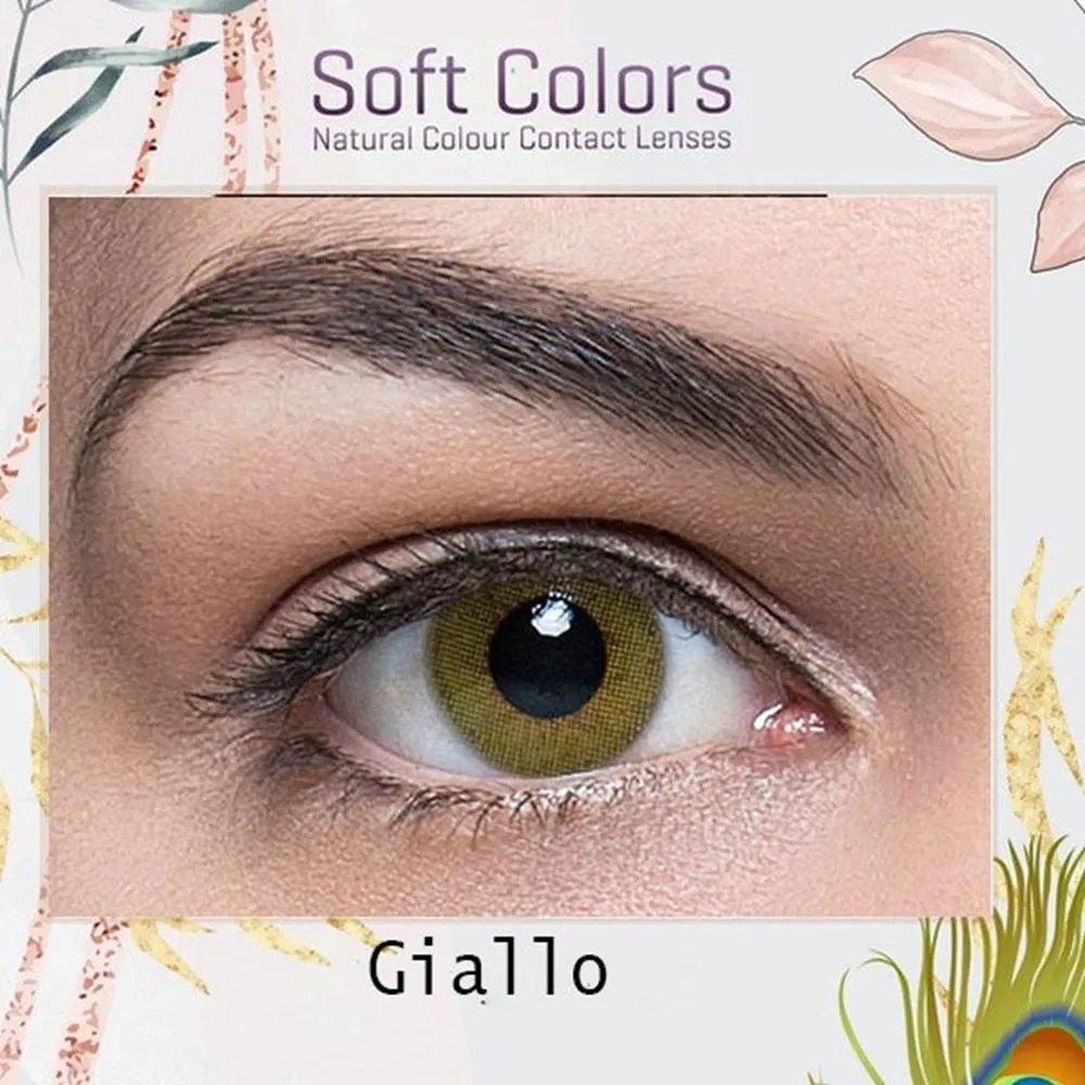 Elegance Soft Colors Renkli Lens 2'li Paket (Hareli) Numarasız