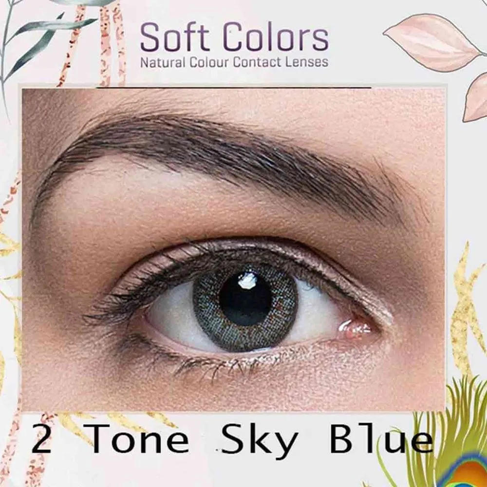 Elegance Soft Colors Renkli Lens 2'li Paket (Hareli) Numarasız