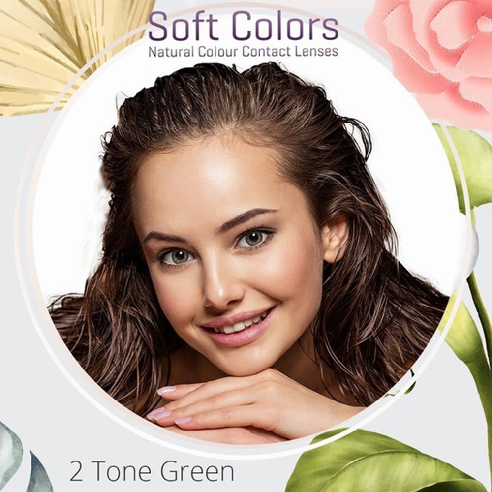 Elegance Soft Colors Renkli Lens 2'li Paket (Hareli) Numarasız