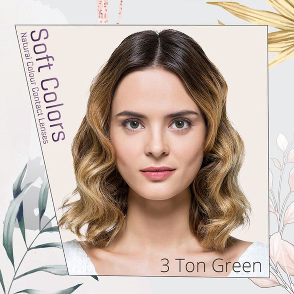 Elegance Soft Colors Renkli Lens 2'li Paket (Hareli) Numarasız