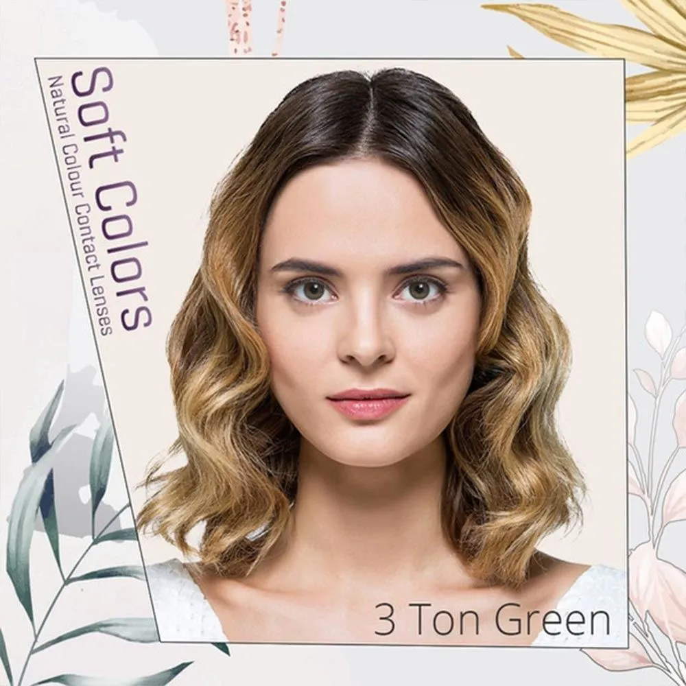 Elegance Soft Colors Renkli Lens 2'li Paket (Hareli) Numarasız
