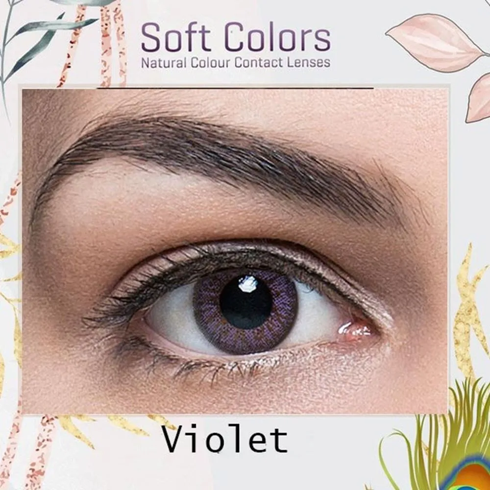Elegance Soft Colors Renkli Lens 2'li Paket (Hareli) Numaralı