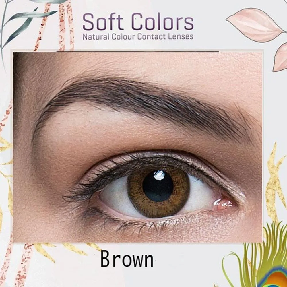 Elegance Soft Colors Renkli Lens 2'li Paket (Hareli) Numaralı