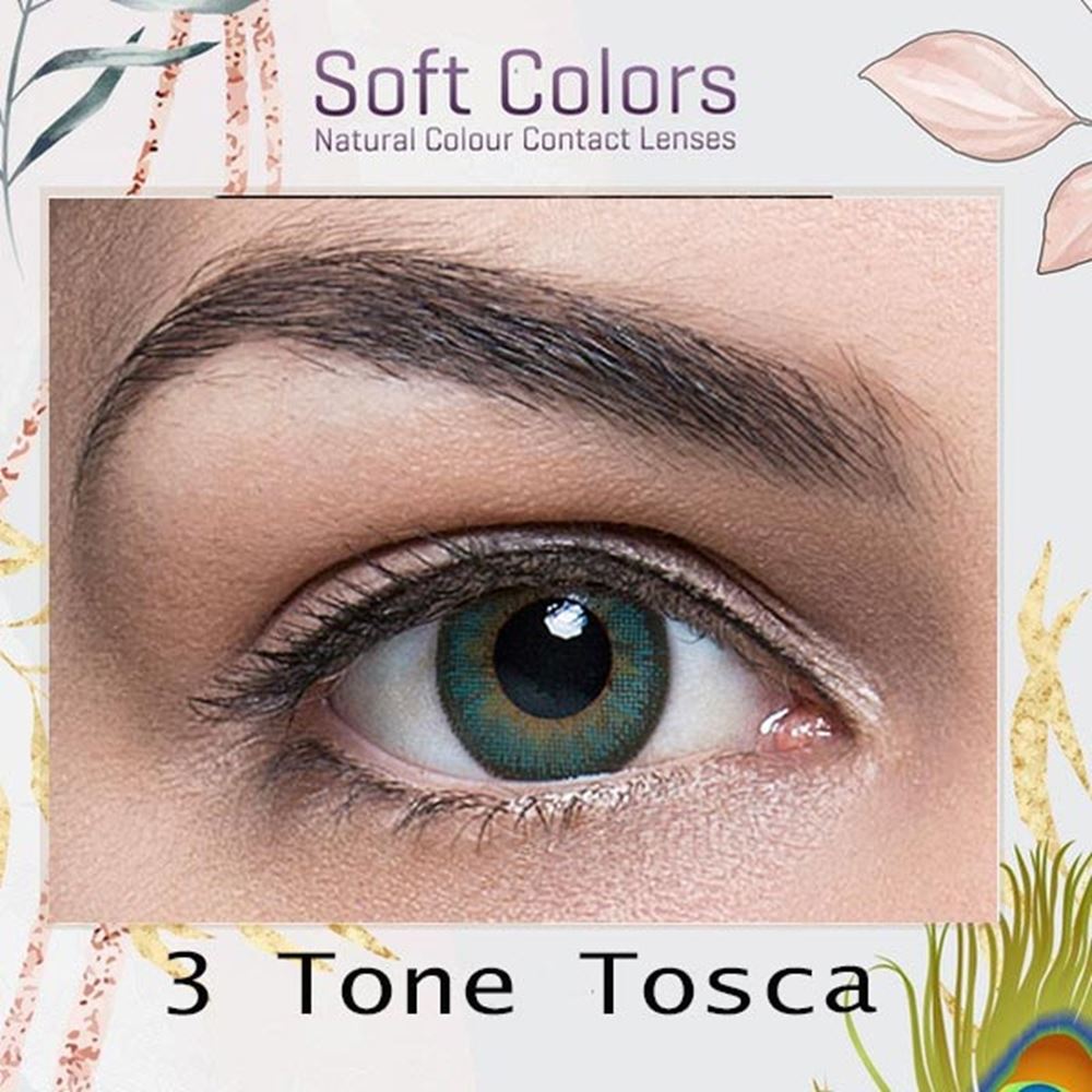 Elegance Soft Colors Renkli Lens 2'li Paket (Hareli) Numaralı