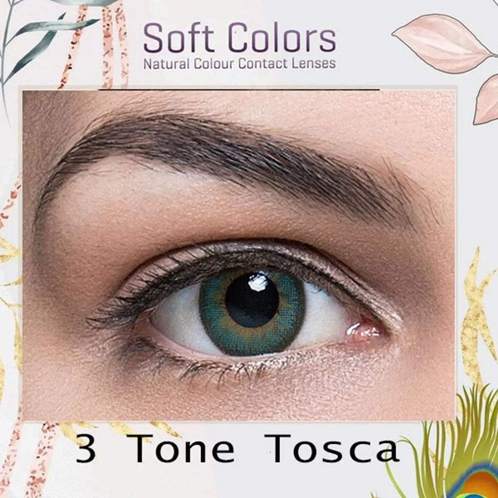 Elegance Soft Colors Renkli Lens 2'li Paket (Hareli) Numaralı