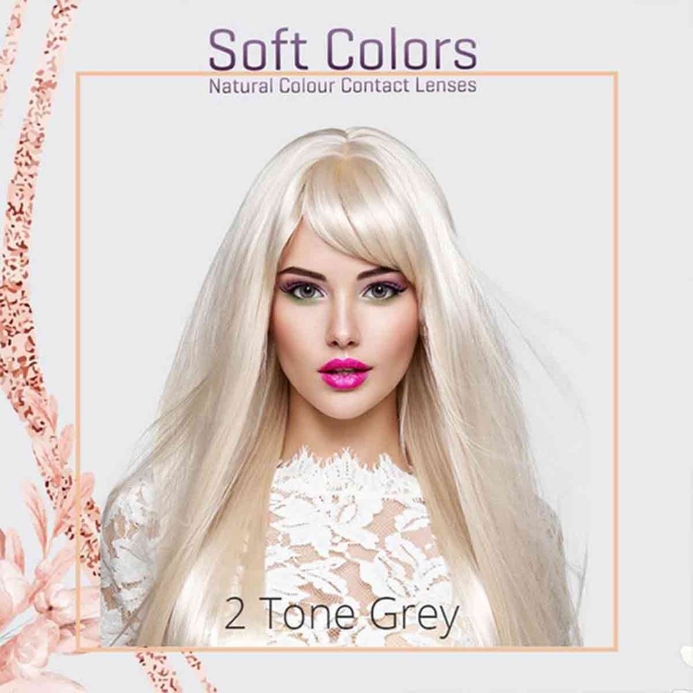 Elegance Soft Colors Renkli Lens 2'li Paket (Hareli) Numaralı