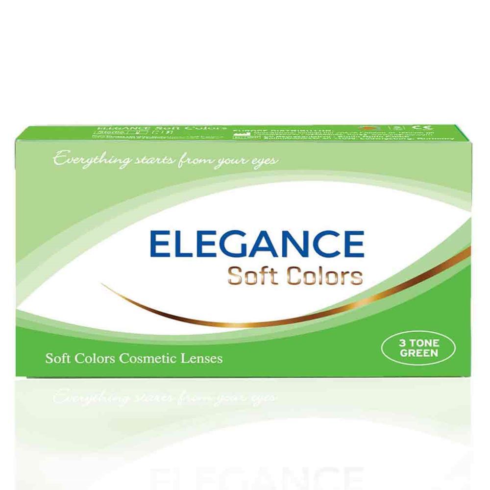 Elegance Soft Colors Renkli Lens 2'li Paket (Hareli) Numaralı