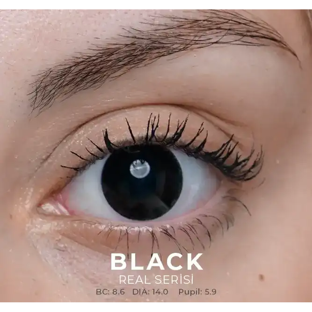 Labella Real Renkli Lens 2'li Paket Hareli Aylık Numarasız 
