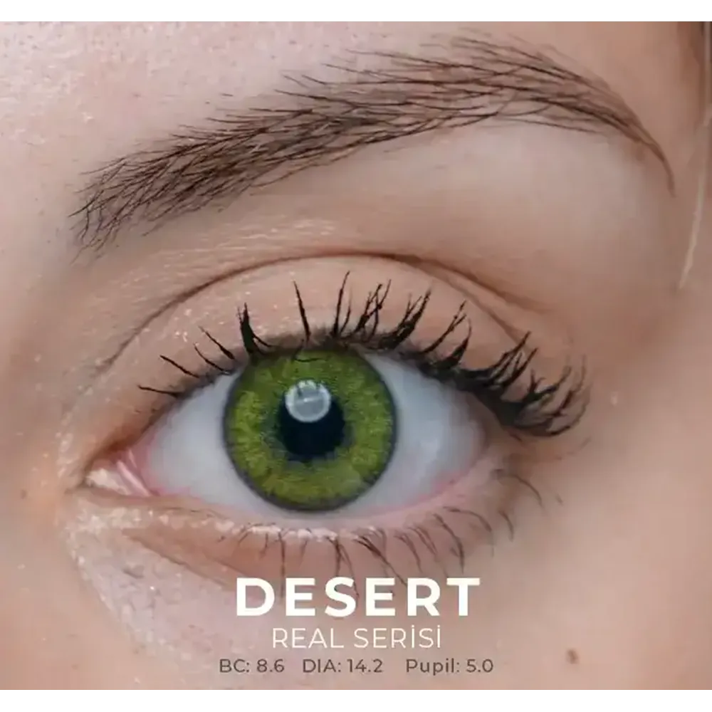 Labella Real Renkli Lens 2'li Paket Hareli Aylık