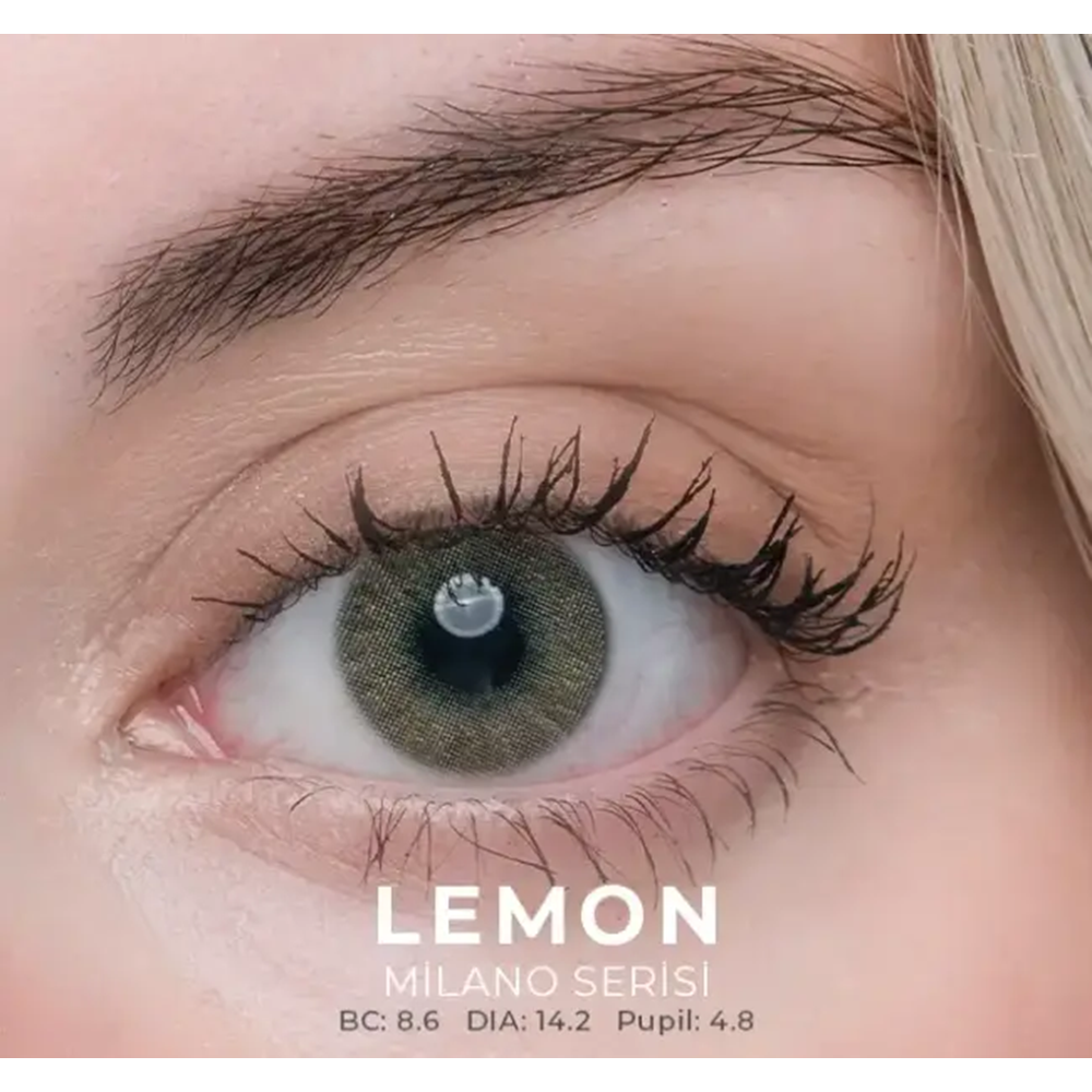 Labella Milano Haresiz Renkli Lens 2'li Paket Aylık Numarasız