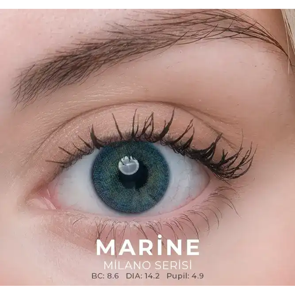 Labella Milano Haresiz Renkli Lens 2'li Paket Aylık Numarasız