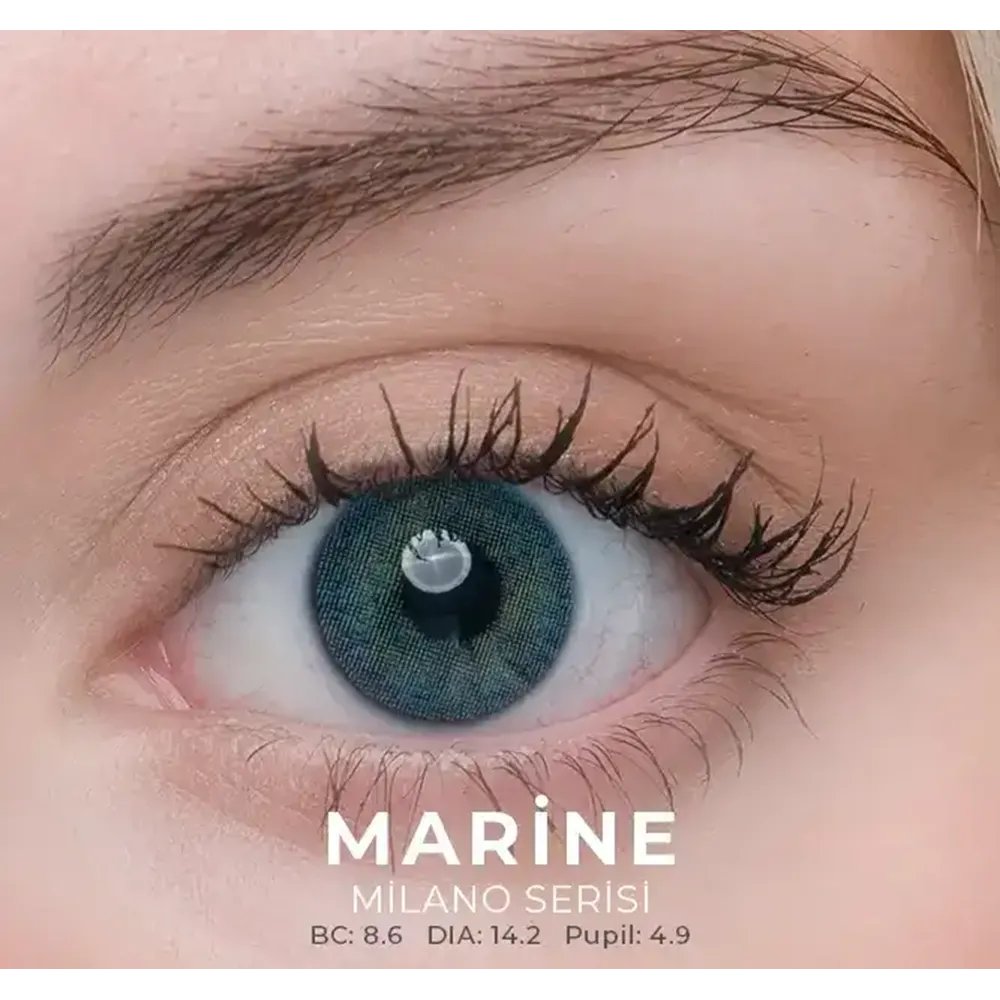 Labella Milano Haresiz Renkli Lens 2'li Paket Aylık Numarasız