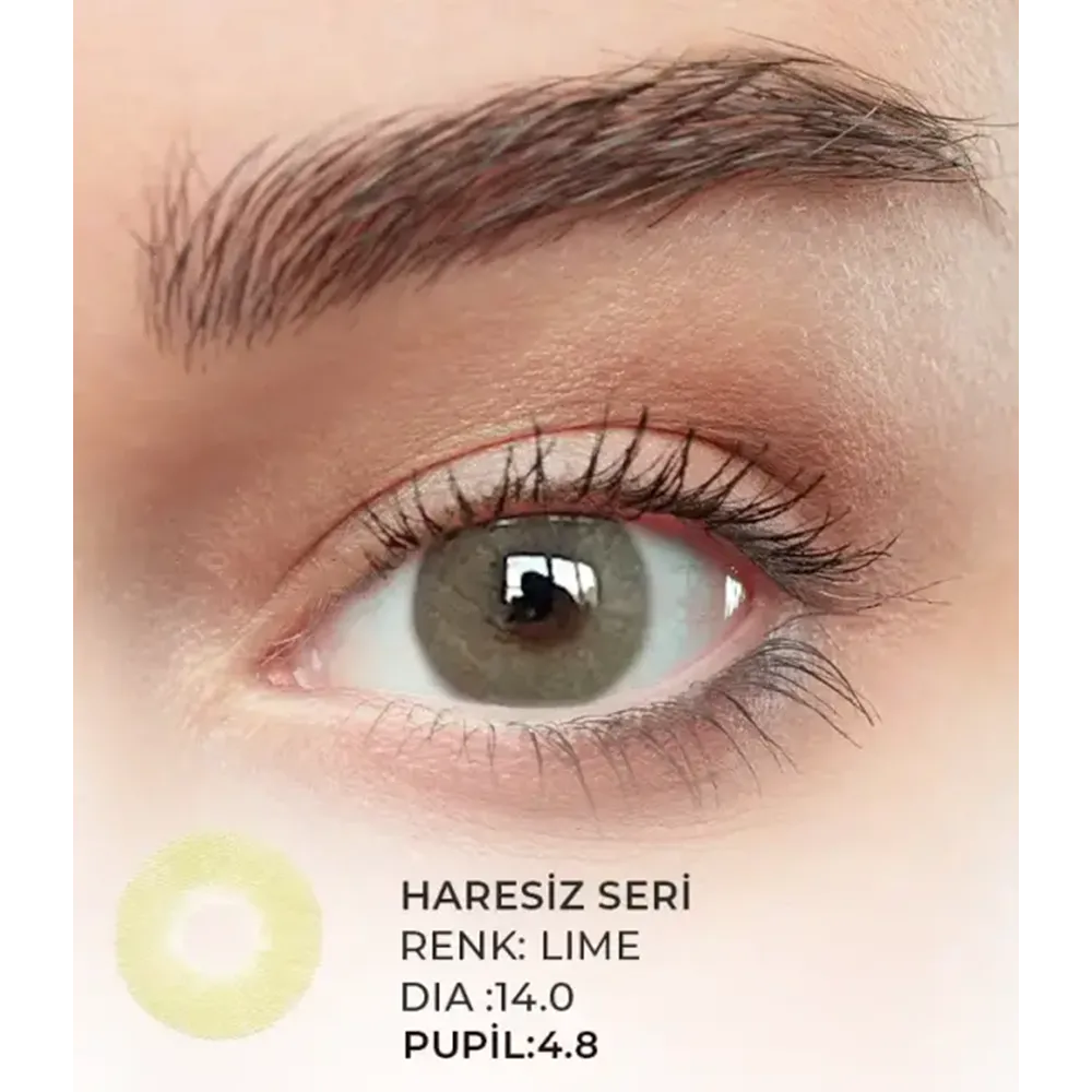 Iconic Renkli Lens 2'li Paket Haresiz Numaralı
