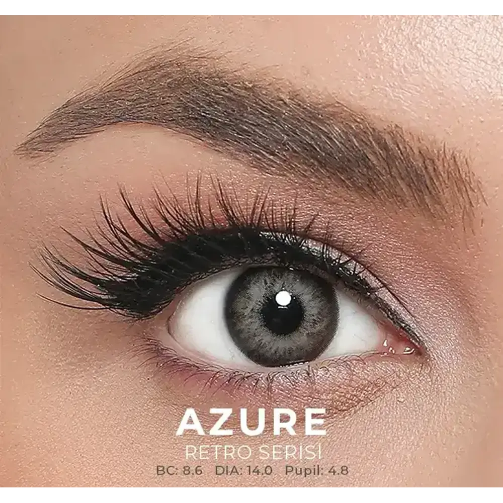 El Amore Retro Numaralı Renkli Lens