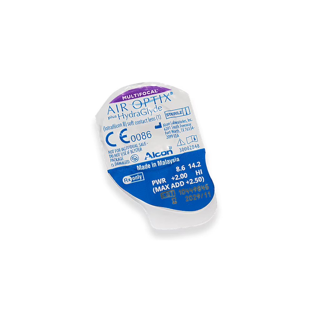 Air Optix Plus HydraGlyde Multifocal Lens 6'lı Paket