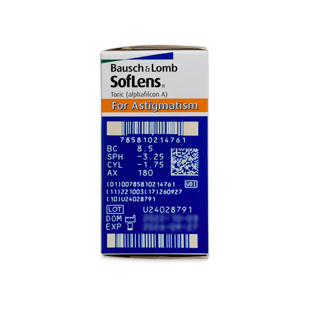 SofLens Toric For Astigmatism Lens 6'lı Paket (SofLens 66 Toric)