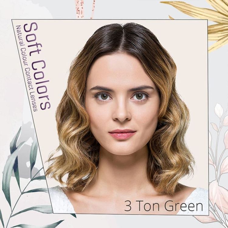 Elegance Soft Colors Renkli Lens 2'li Paket (Hareli) Numarasız