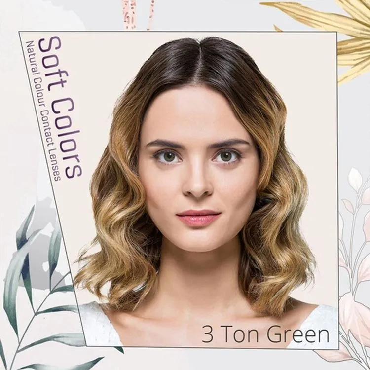 Elegance Soft Colors Renkli Lens 2'li Paket (Hareli) Numarasız