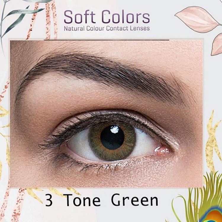 Elegance Soft Colors Renkli Lens 2'li Paket (Hareli) Numarasız