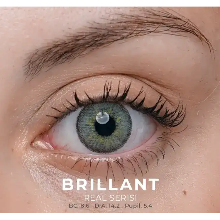 Labella Real Renkli Lens 2'li Paket Hareli Aylık