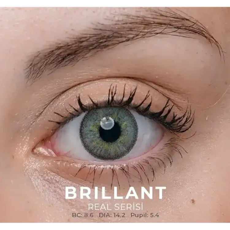 Labella Real Renkli Lens 2'li Paket Hareli Aylık