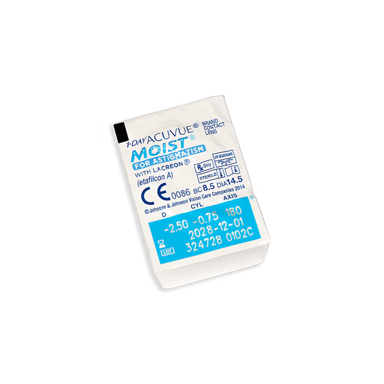 1 Day Acuvue Moist For Astigmatism Günlük Lens 30 Paket