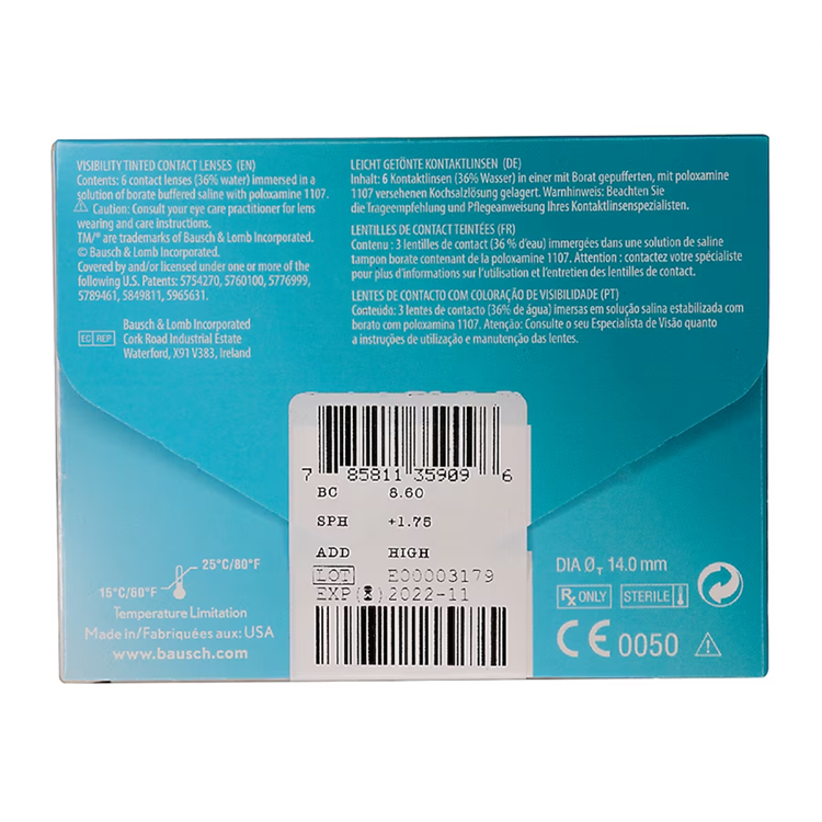 PureVision 2 Multifocal Lens 6'lı Paket (Yakın-Uzak)