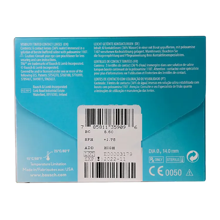 PureVision 2 Multifocal Lens 6'lı Paket (Yakın-Uzak)